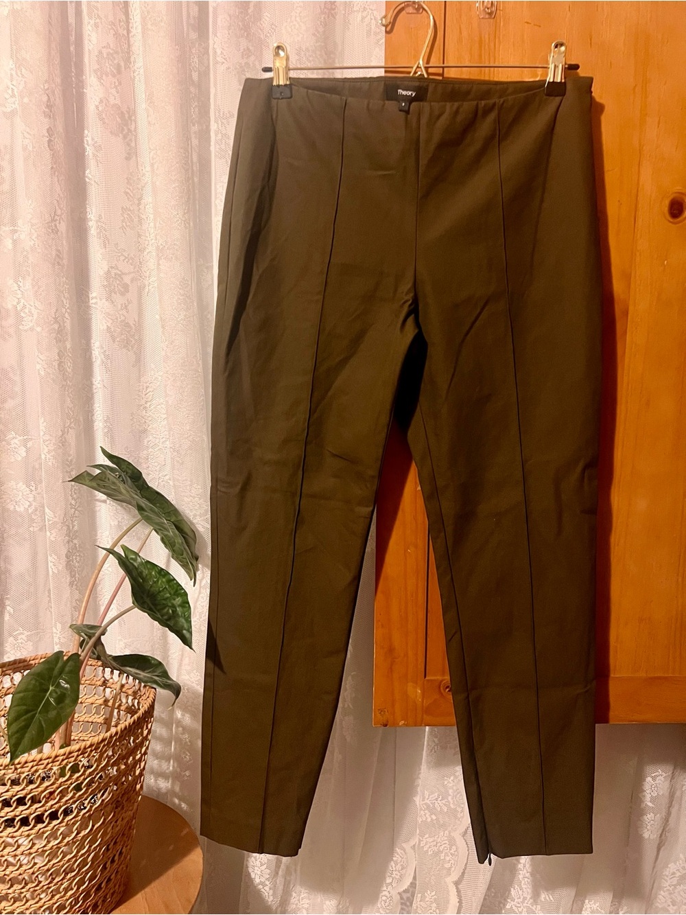 Theory Knit Tech Seam Trousers